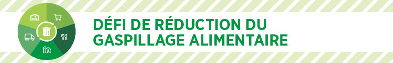 Défi de réduction du gaspillage alimentaire