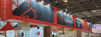 La marque Canada en action au salon SIAL Paris en octobre 2022