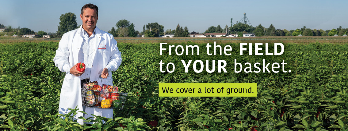 Dr. Tony Savard: From the field to your basket. We cover a lot of ground.