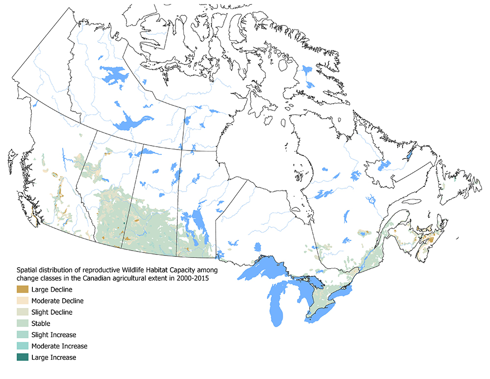 Wildlife Habitat Capacity on Farmland Indicator - agriculture.canada.ca